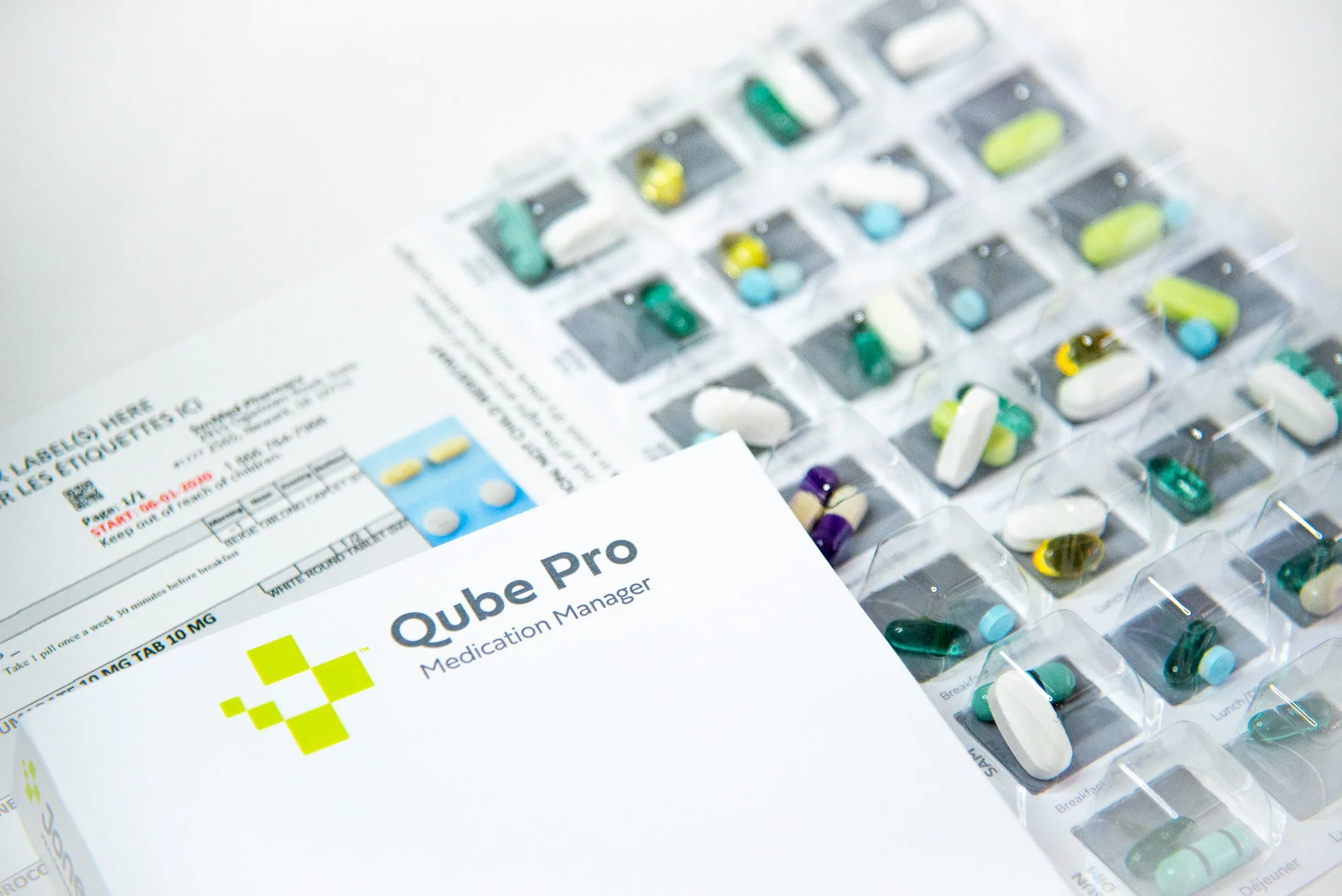Multi-dose medication management in Jones' Qube Pro.