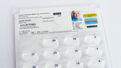 FlexRx One Unit-Dose Blister Pack Design Printable Label